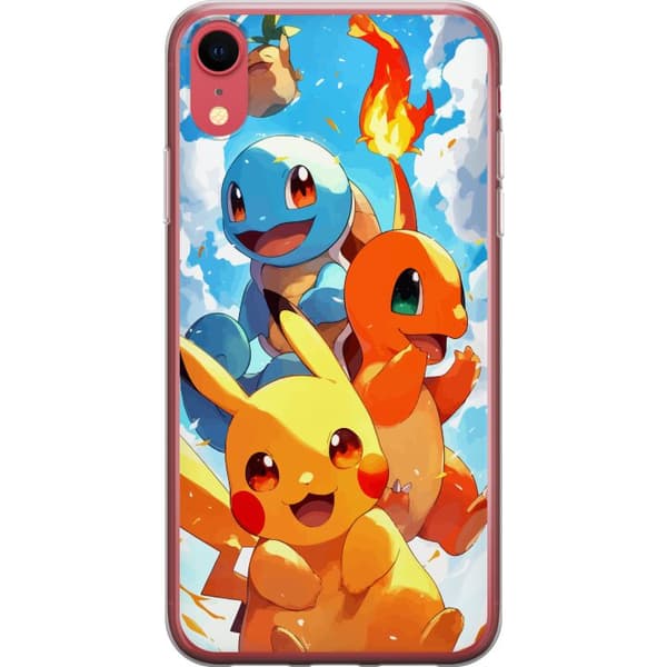 Apple iPhone XR Genomskinligt Skal Pocket Creatures – inspirerat av Pokémon utan att nämna namnet