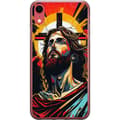 Miniatyrbillede 1 af 2: Apple iPhone XR Gennemsigtig cover Jesus & Kort - religiøst motiv med dyb symbolik