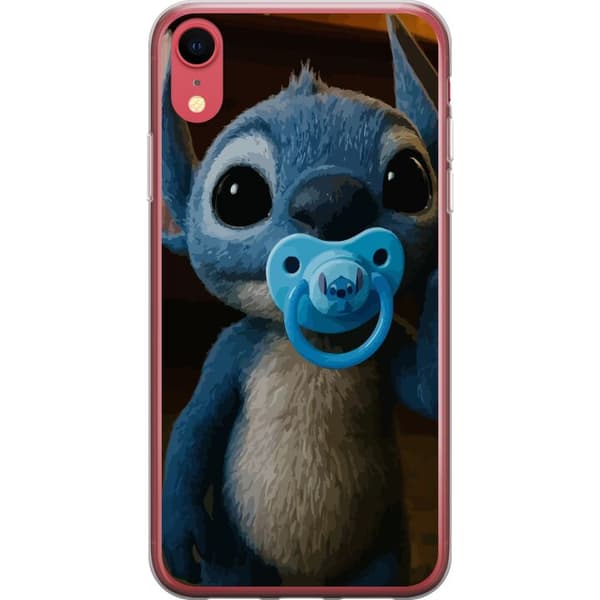 Apple iPhone XR Gennemsigtig cover Stitch & Napp - babytema med sød karakter