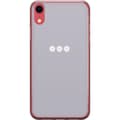 Pikkukuva 1 / 2: Apple iPhone XR Läpinäkyvä kuori Lila Blomminimalismi - tyylikäs kukkakuva lila taustalla