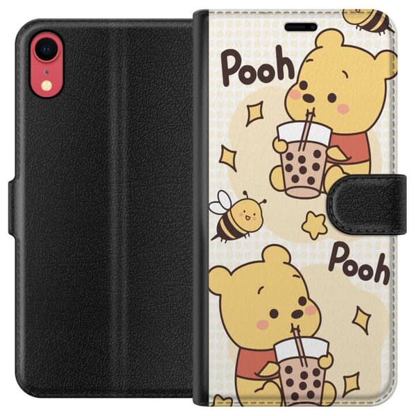 Apple iPhone XR Tegnebogsetui Nalle Pooh-stil - klassisk bjørnemotiv i en ny fortolkning