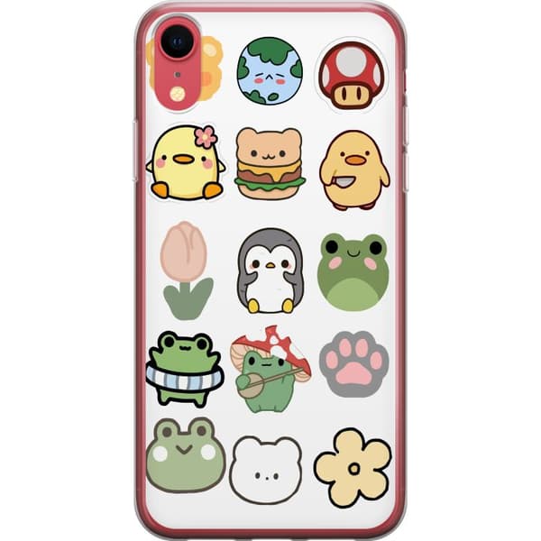 Apple iPhone XR Gjennomsiktig deksel Kawaii Friends