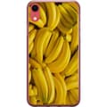 Miniatyrbild 1 av 2: Apple iPhone XR Genomskinligt Skal Banana Pattern – lekfullt mönster med gula bananer