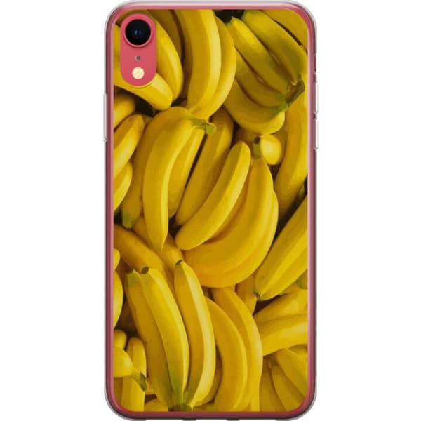 Apple iPhone XR Gjennomsiktig deksel Banana mønster