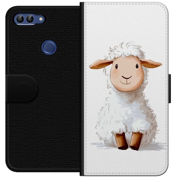 Huawei P smart Lommeboketui  Søtt Lam - tegneseriestil for barn og babyprodukter
