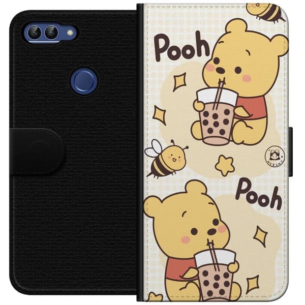 Huawei P smart Tegnebogsetui Nalle Pooh-stil - klassisk bjørnemotiv i en ny fortolkning