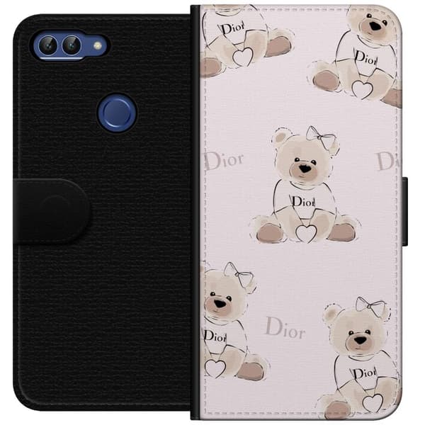 Huawei P smart Lompakkokotelo Teddy Dior Vibes - ylellinen nalle muotityyliin