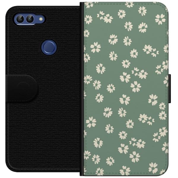 Huawei P smart Lompakkokotelo Kukkaisunelma - Värikäs Kukkakuvio