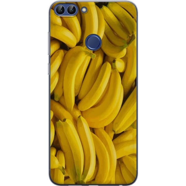 Huawei P smart Läpinäkyvä kuori Banaani kuvio