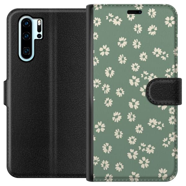 Huawei P30 Pro Lommeboketui Blomsterdrøm - Fargerikt Blomstermønster