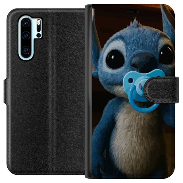 Huawei P30 Pro Plånboksfodral Stitch & Napp – babytema med söt karaktär