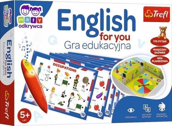 English for you. Magiczny ołówek gra 02113 Trefl p6