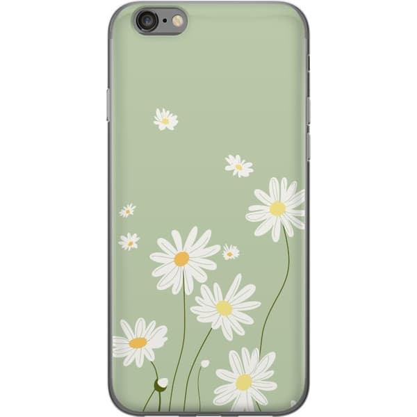 Apple iPhone 6 Gjennomsiktig deksel Prestekrager - blomstrete mønster i svensk sommerstil