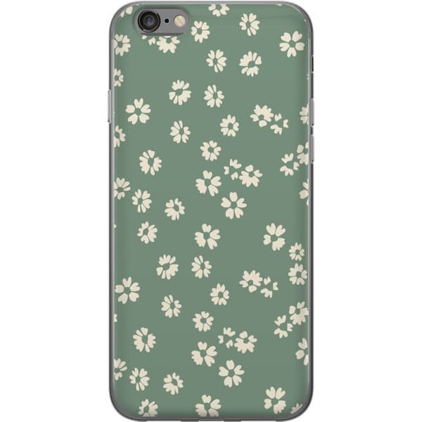 Apple iPhone 6 Gennemsigtig cover Blomsterdrøm - Farverigt Blomstermønster