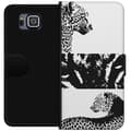 Pikkukuva 1 / 3: Samsung Galaxy Alpha Lompakkokotelo Leopard Faces