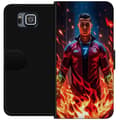 Pikkukuva 1 / 3: Samsung Galaxy Alpha Lompakkokotelo Ronaldo Inferno - jalkapallolegenda liekeissä