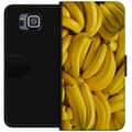 Miniatyrbillede 1 af 3: Samsung Galaxy Alpha Tegnebogsetui Banan mønster