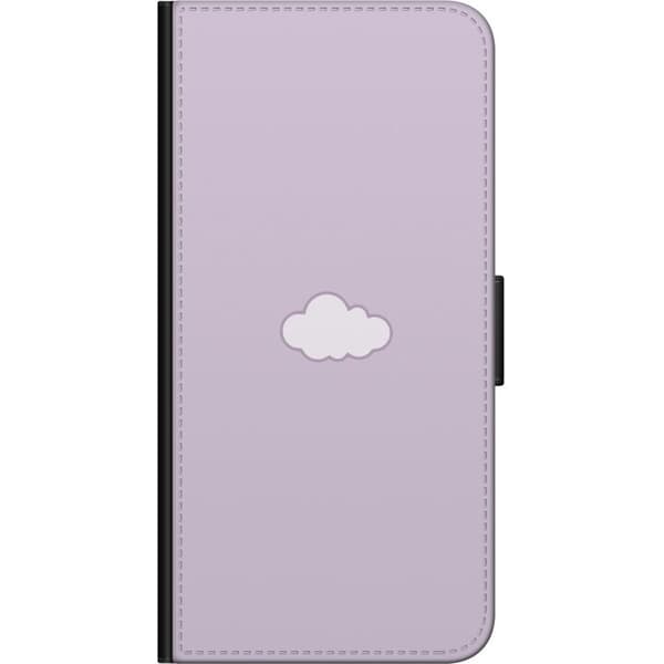 Samsung Galaxy Alpha Tegnebogsetui Lilla Sky - minimalistisk sky på lilla baggrund