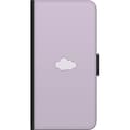 Miniatyrbillede 3 af 3: Samsung Galaxy Alpha Tegnebogsetui Lilla Sky - minimalistisk sky på lilla baggrund