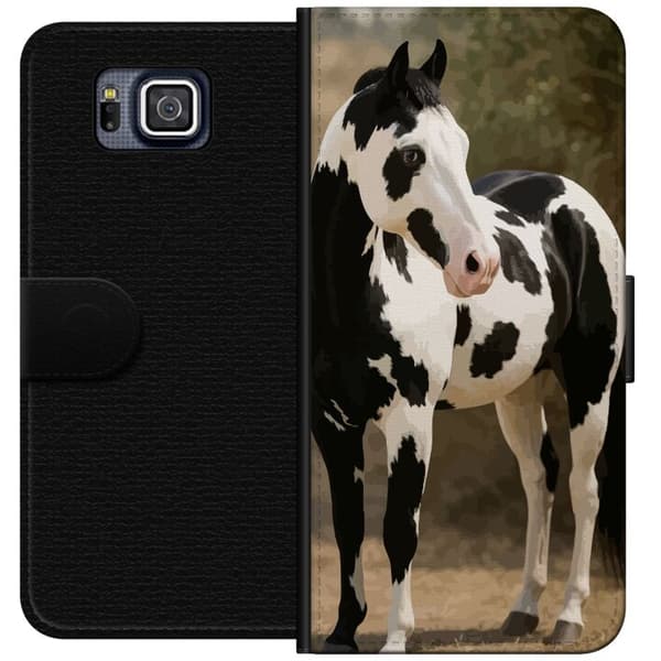 Samsung Galaxy Alpha Lompakkokotelo Kaunis Hevonen - elegantti hevonen kuva-aihe