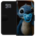 Miniatyrbillede 1 af 3: Samsung Galaxy Alpha Tegnebogsetui Stitch & Napp - babytema med sød karakter