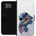 Miniatyrbild 1 av 3: Samsung Galaxy Alpha Plånboksfodral Happy Stitch – glad figur med charmig uttryck