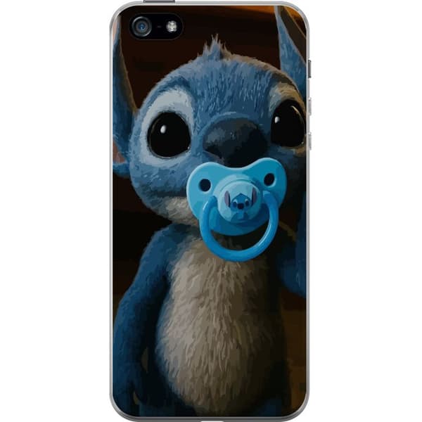 Apple iPhone 5 Gjennomsiktig deksel Stitch & Napp - babytema med søt karakter