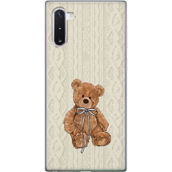 Samsung Galaxy Note10 Genomskinligt Skal Liten Nalle – klassisk nalle i enkel design