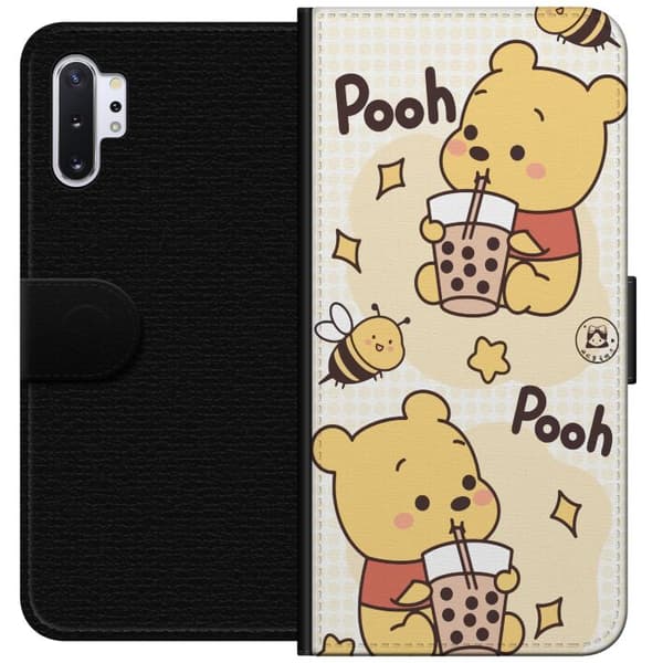 Samsung Galaxy Note10+ Lommeboketui Nalle Pooh stil - klassisk bjørnemotiv i en ny tolkning