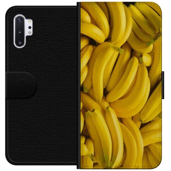 Samsung Galaxy Note10+ Lommeboketui Banana mønster