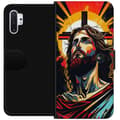 Miniatyrbild 1 av 3: Samsung Galaxy Note10+ Plånboksfodral Jesus & Kort – religiöst motiv med djup symbolik