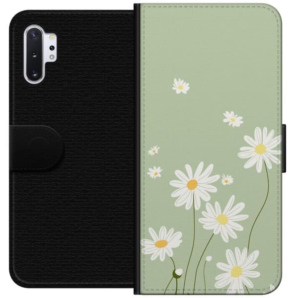 Samsung Galaxy Note10+ Lompakkokotelo Papukaijanpaparit - kukallinen kuviointi ruotsalaiseen kesätyyliin