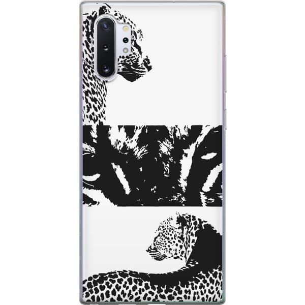 Samsung Galaxy Note10+ Läpinäkyvä kuori Leopard Faces