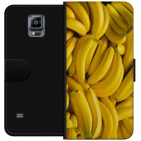 Samsung Galaxy Note 4 Lompakkokotelo Banaani kuvio