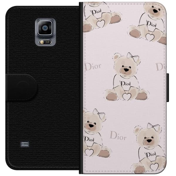 Samsung Galaxy Note 4 Lompakkokotelo Teddy Dior Vibes - ylellinen nalle muotityyliin