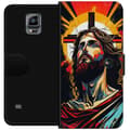 Miniatyrbild 1 av 3: Samsung Galaxy Note 4 Plånboksfodral Jesus & Kort – religiöst motiv med djup symbolik