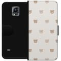 Miniatyrbillede 1 af 3: Samsung Galaxy Note 4 Tegnebogsetui Teddybaggrund - søde teddybjørne mod en blød baggrund