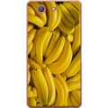 Miniatyrbild 1 av 3: Sony Xperia Z3 Compact Genomskinligt Skal Banana Pattern – lekfullt mönster med gula bananer