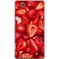 Miniatyrbild 1 av 3: Sony Xperia Z3 Compact Genomskinligt Skal Jordgubbsmönster – sött motiv med sommarkänsla