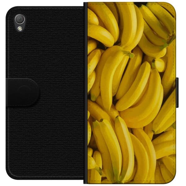 Sony Xperia Z3 Lommeboketui Banana mønster