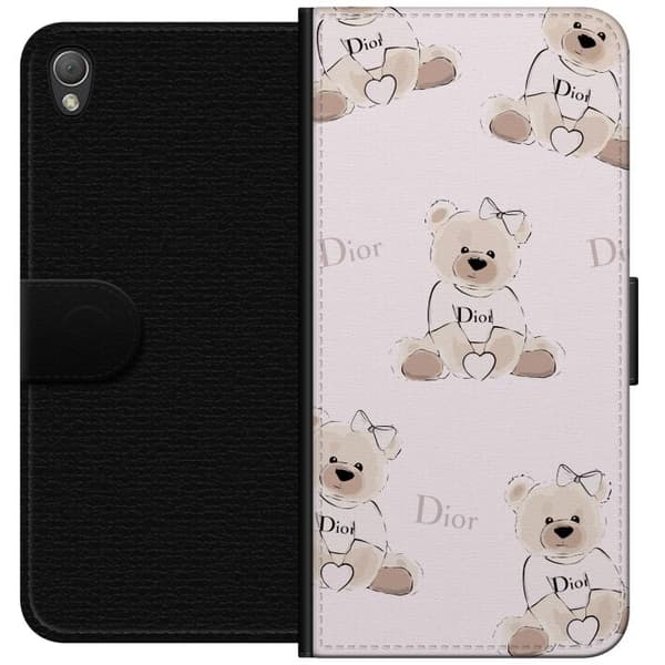 Sony Xperia Z3 Lommeboketui Teddy Dior Vibes - luksuriøs teddybjørn i motestil