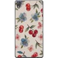 Miniatyrbilde 1 av 3: Sony Xperia Z3 Gjennomsiktig deksel Bær & Blomster - mønster med blå blomster og skogsbær