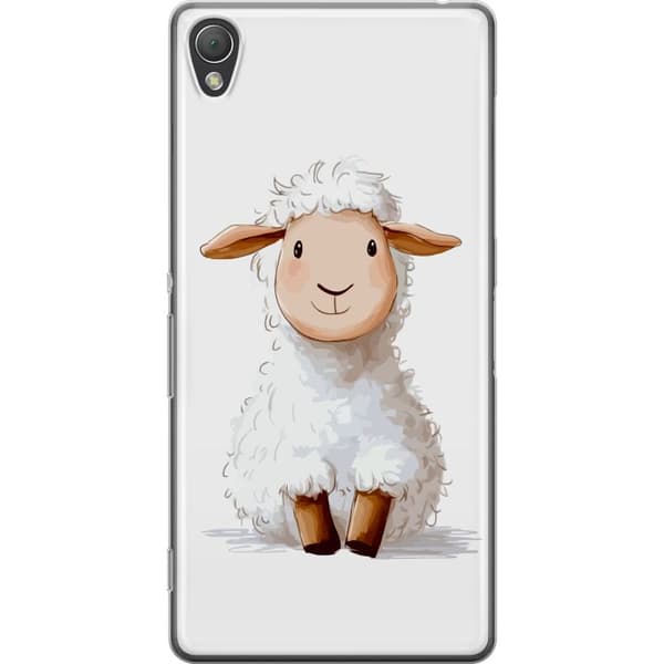 Sony Xperia Z3 Läpinäkyvä kuori Suloinen Lammas - lasten ja vauvan tuotteita sarjakuvatyyliin