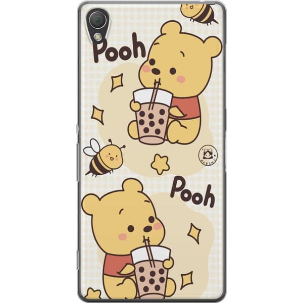 Sony Xperia Z3 Gennemsigtig cover Nalle Pooh-stil - klassisk bjørnemotiv i en ny fortolkning