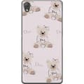 Pikkukuva 1 / 3: Sony Xperia Z3 Läpinäkyvä kuori Teddy Dior Vibes - ylellinen nalle muotityyliin