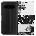 Miniatyrbilde 1 av 3: Samsung Galaxy S10 Lommeboketui Leopard Faces