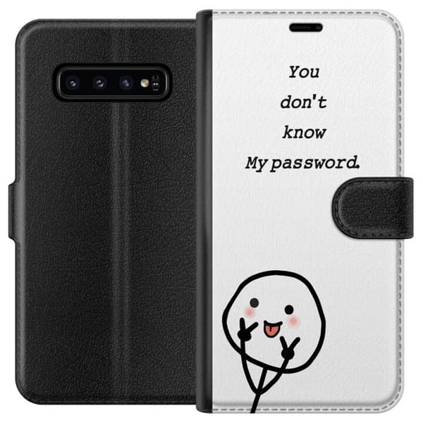 Samsung Galaxy S10 Lommeboketui Du Kjenner Ikke Mitt Passord