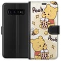 Miniatyrbilde 1 av 3: Samsung Galaxy S10 Lommeboketui Nalle Pooh stil - klassisk bjørnemotiv i en ny tolkning