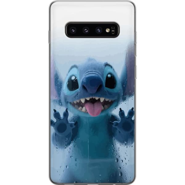 Samsung Galaxy S10 Gjennomsiktig deksel Søm ved et vindu i søt stil