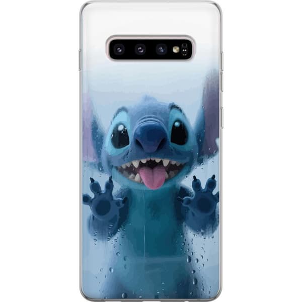 Samsung Galaxy S10+ Gjennomsiktig deksel Søm ved et vindu i søt stil